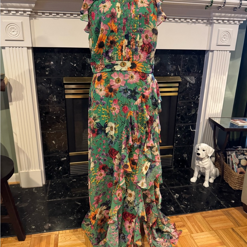Wedding Guest Dress! Betsy & Adam Vibrant Floral Maxi Dress